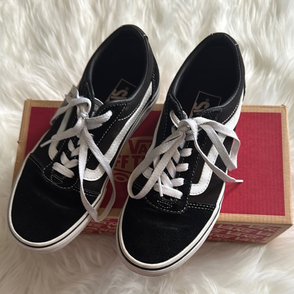 Vans Black and White Sneakers